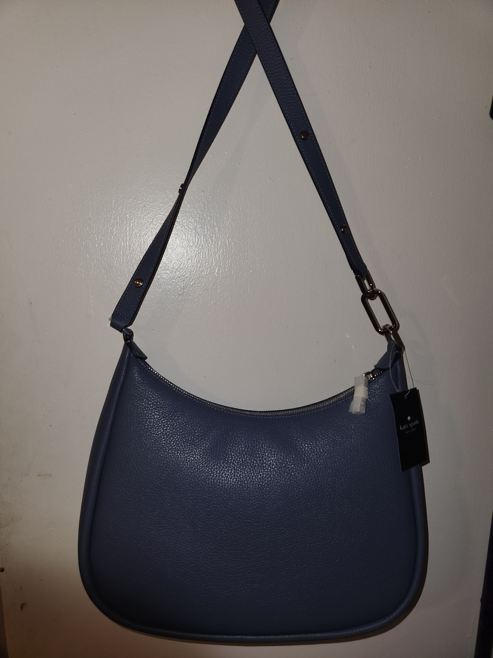 Kate Spade Blue Crescent Shoulder Bag